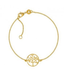 Bracelet ou collier arbre de vie plaqué or