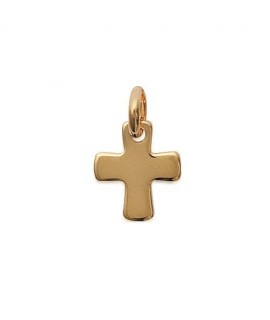 Pendentif petite croix plaqué or