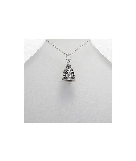 Pendentif jolie clochette en argent