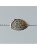 Bracelet Famille Argent