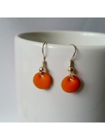 Boucles d'oreilles Confettis Orange