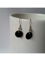 Boucles d'oreilles Confettis Raisin Noir