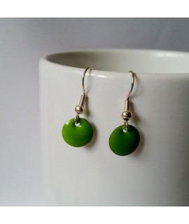 Boucles d'oreilles Confettis Vert Kiwi