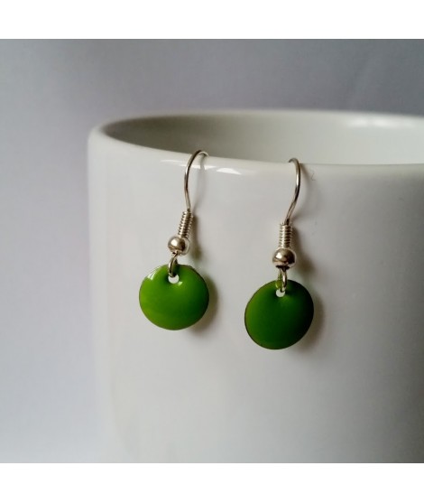 Boucles d'oreilles Confettis Vert Kiwi