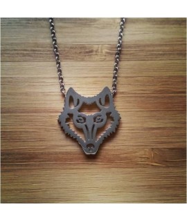 Collier Grand Méchant Loup Acier