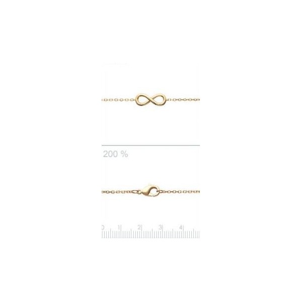 Bracelet Infini En Plaqué Or Rose 18 Carats – Bijou Femme élégant Avec Zirconium Cubique, Cadeau Romantique