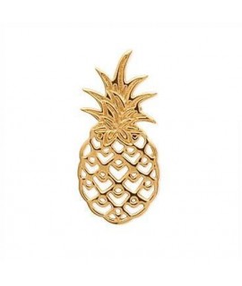 Pendentif Ananas Plaqué or