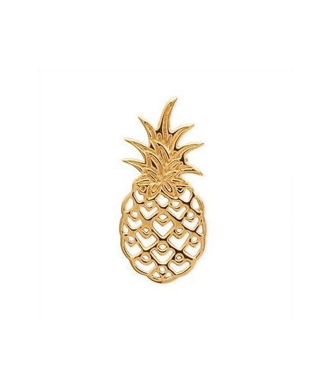 Pendentif Ananas Plaqué or