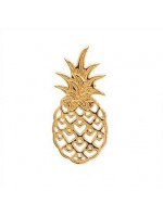 Pendentif Ananas Plaqué or