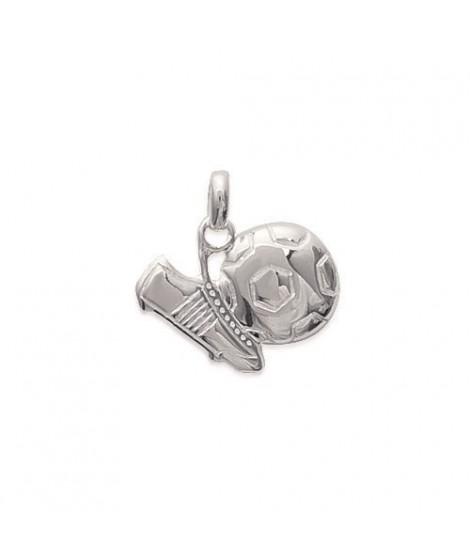 Pendentif chaussure de foot et ballon