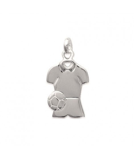 Pendentif maillot de football argent