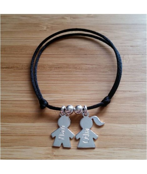 Bracelet Enfant 2, bijou fantaisie figurine porte bonheur