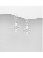 Boucles d'oreilles croix celtiques argent