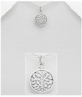 Pendentif arbre de vie argent 27 mm