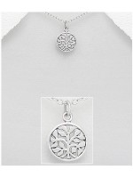 Pendentif arbre de vie argent 27 mm