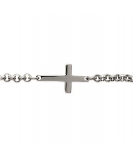 Bracelet 4 croix acier