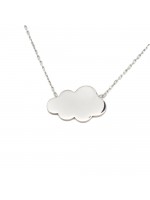 Collier nuage pour une rêveuse plaqué or