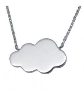 Collier nuage pour une rêveuse plaqué or