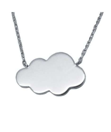 Collier nuage pour une rêveuse plaqué or