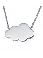 Collier nuage pour une rêveuse plaqué or