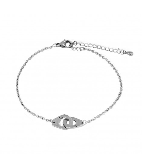 Bracelet Menottes Acier 