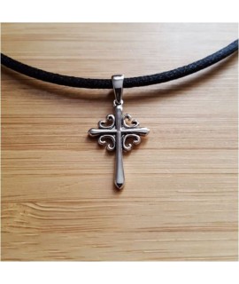 Pendentif croix en argent