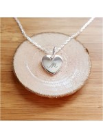 Collier petit coeur à graver