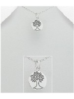 Pendentif argent de vie 16 mm