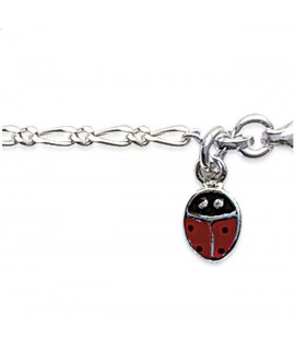 Bracelet Coccinelle Enfant Argent