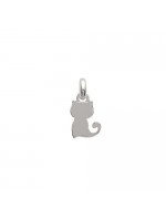 Pendentif mini chat chaton argent