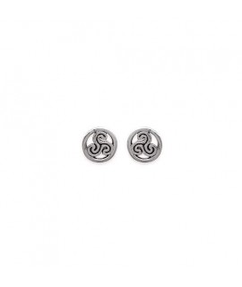 Boucles d'oreilles Triskel argent