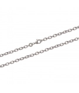 Chaîne bracelet ou collier forcat diamantée argent