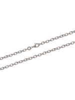 Chaîne bracelet ou collier forcat diamantée argent