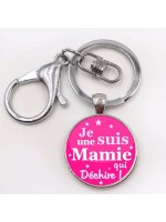 Porte clé Merci Maîtresse coeur rouge