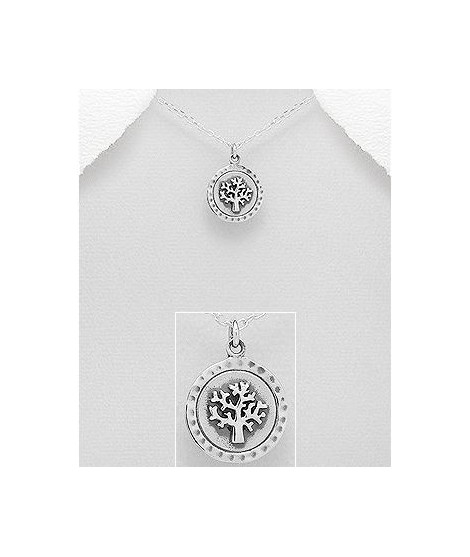 Pendentif arbre de vie en argent 15 mm