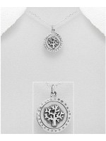 Pendentif arbre de vie en argent 15 mm