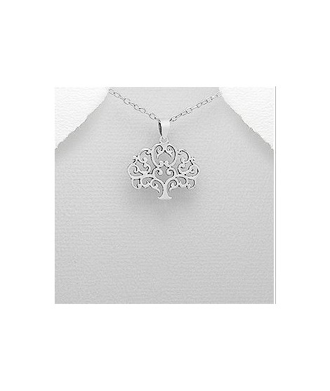 Pendentif arbre de vie argent 22 x 17 mm