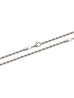 Bracelet 18 cm chaîne en acier épaisseur 2,4 mm