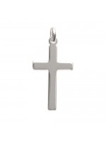 Pendentif croix en argent 16 x 25 mm