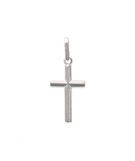 Pendentif croix en argent 11 x 13 mm