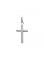 Pendentif croix en argent 11 x 13 mm