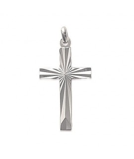 Pendentif croix en argent 16 x 21 mm