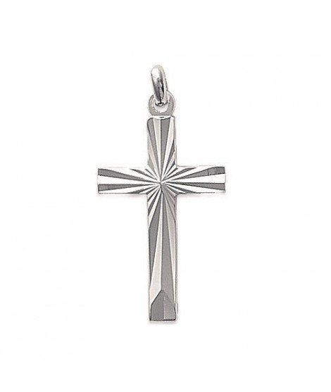 Pendentif croix en argent 16 x 21 mm