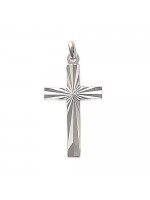 Pendentif croix en argent 16 x 21 mm