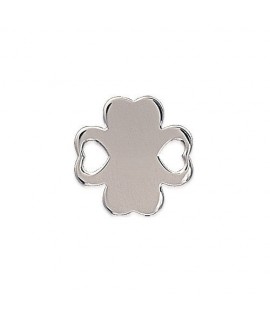 Pendentif Trèfle 2 trous Argent