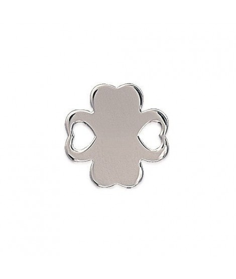 Pendentif Trèfle 2 trous Argent