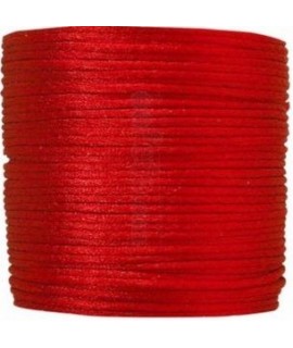 Cordon satin rouge