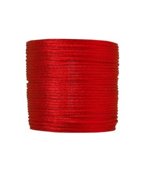 Cordon satin rouge