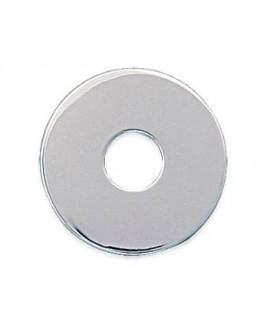 Pendentif 20 mm Disque Cible Jeton Argent