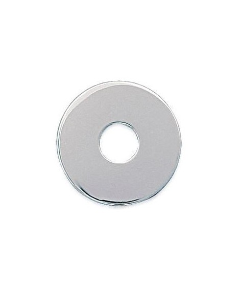 Pendentif 20 mm Disque Cible Jeton Argent